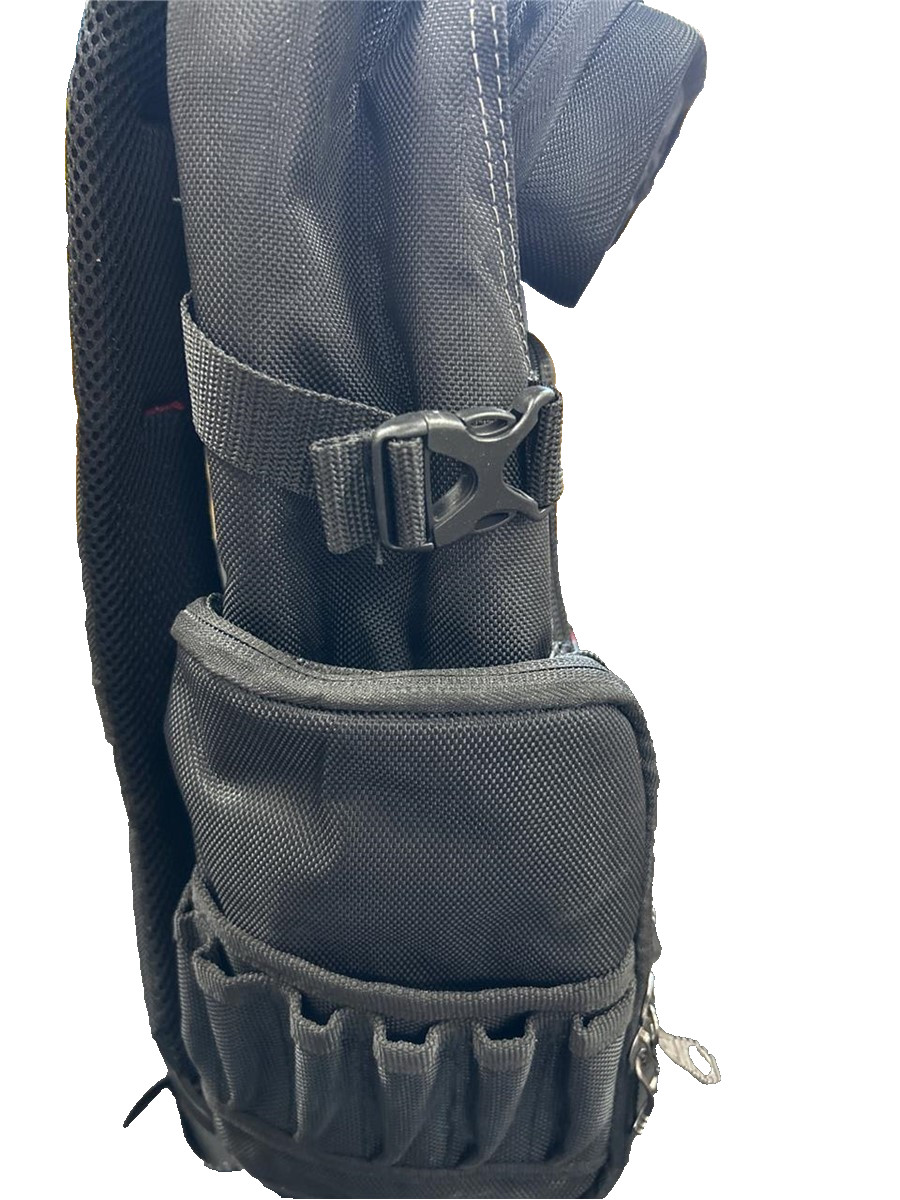 Husky 16 in. Pro Tool Backpack H-68004-03 – Water Resistant 42 Pockets