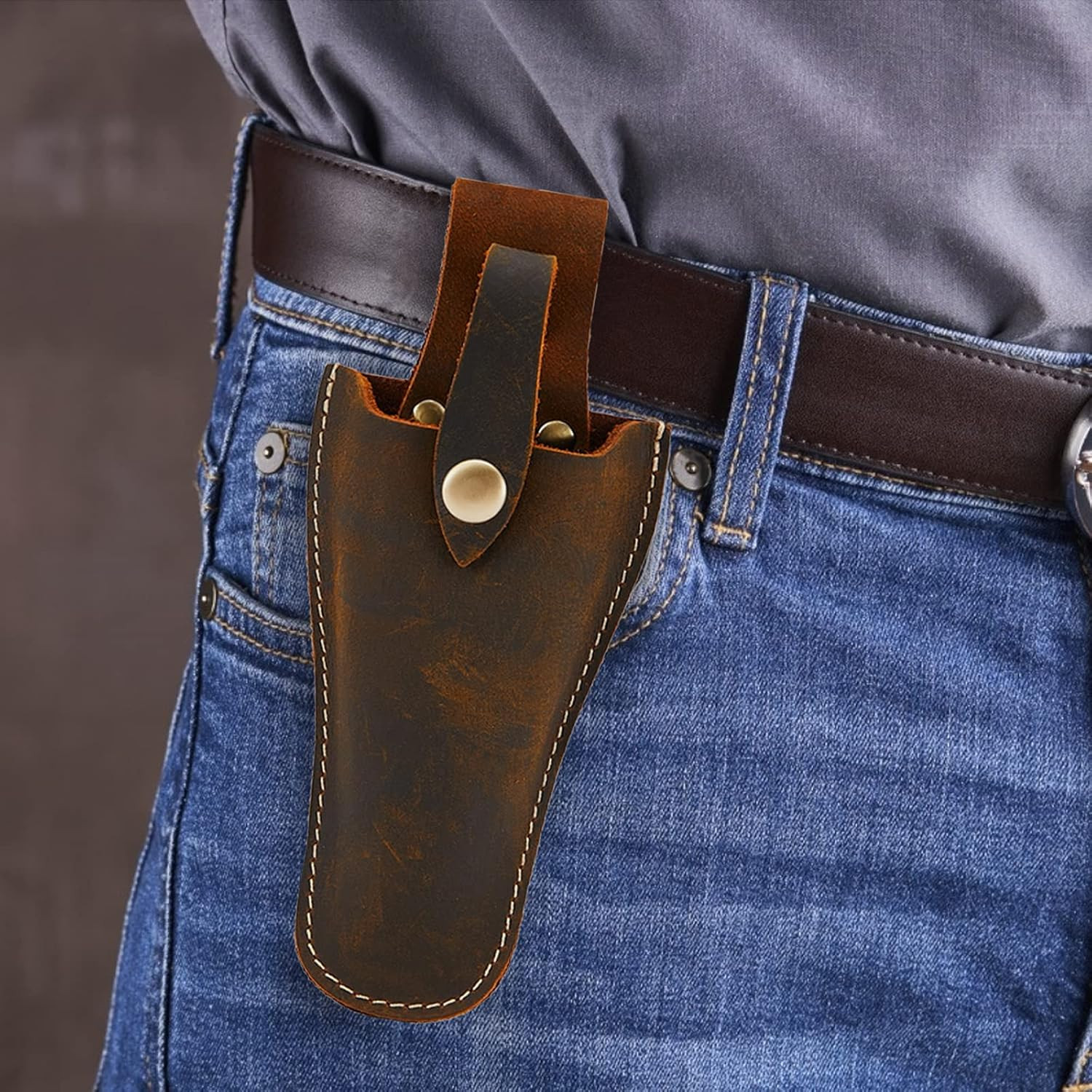 Plier Holder for Belt, Durable Leather Sheath Pouch Holder Gardening Tools Holst