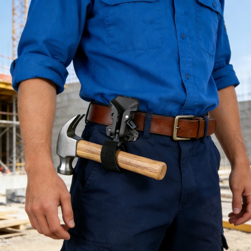 Drill Holder Belt Clip Locking Power Tool Holder Waist Mount For Professional