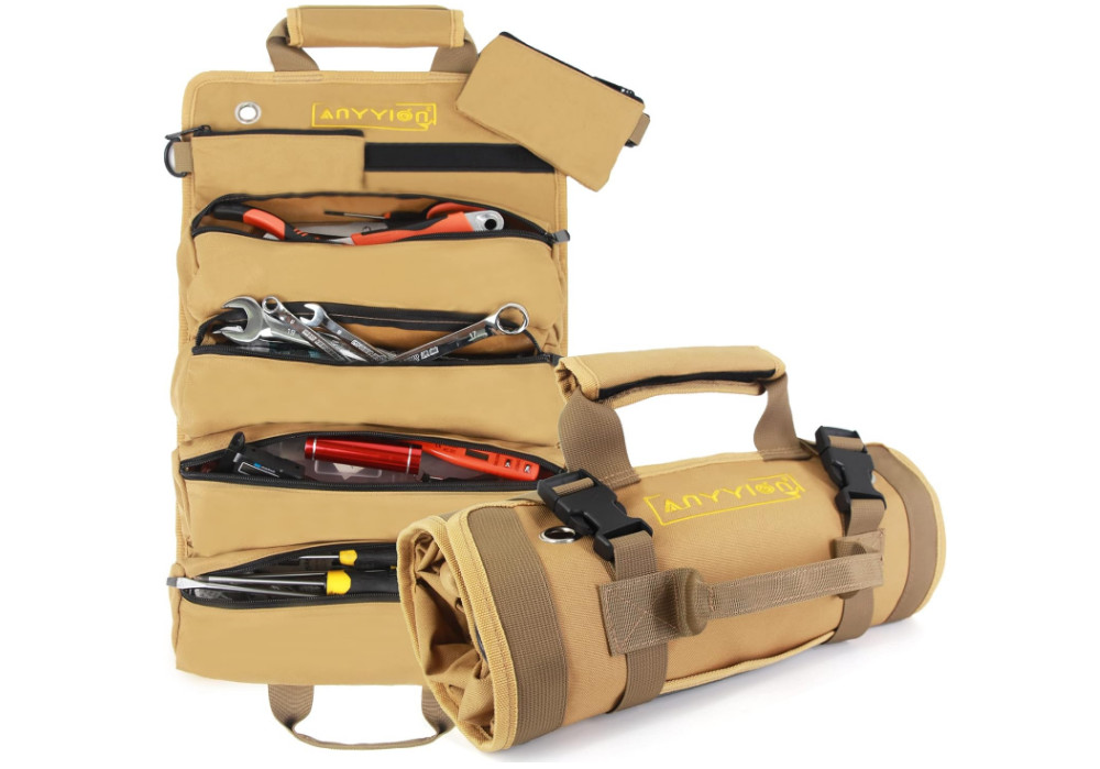 Anyyion Tool Bag, Heavy Duty Roll Up Tool Organizer