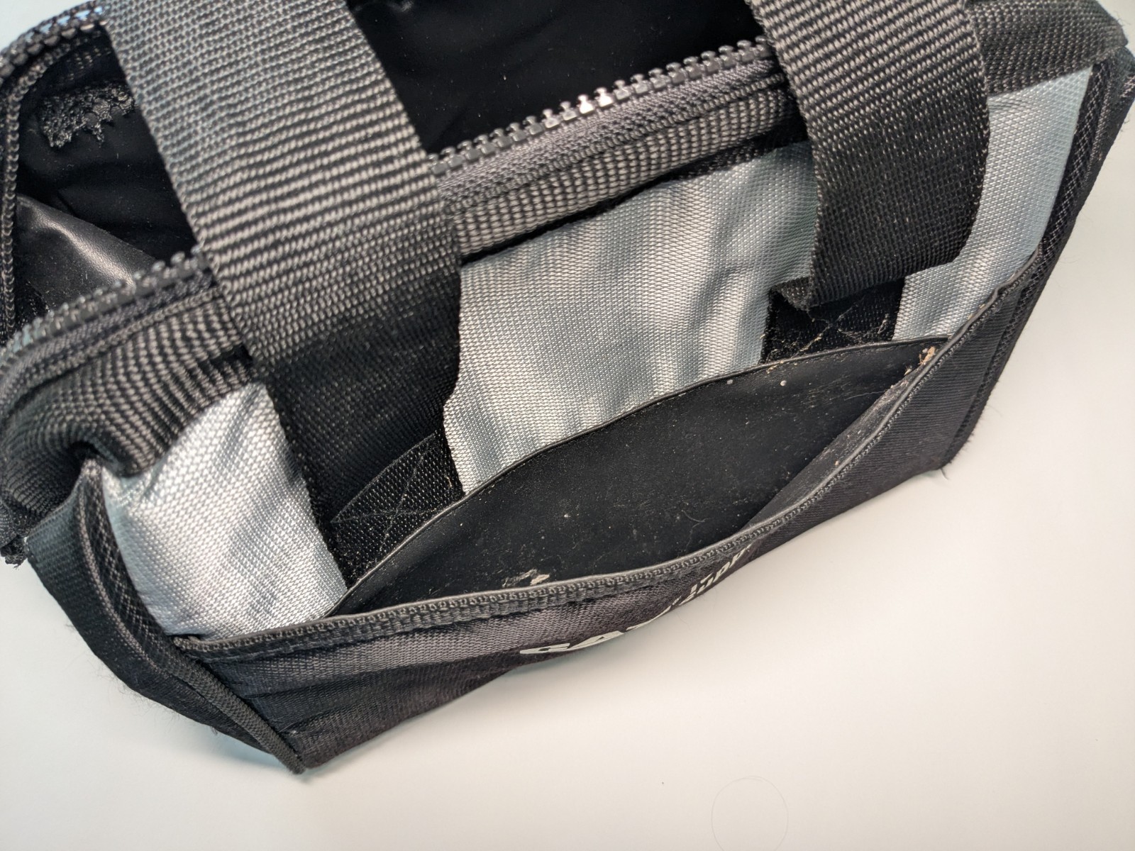 CAT Tools & Supplies Tool Bag Black Gray with Handle Zipper Closure