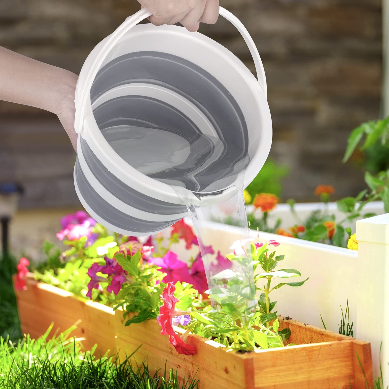 Collapsible Bucket 5l 1.3gallon Small Cleaning Bucket Mop Buckets For Household