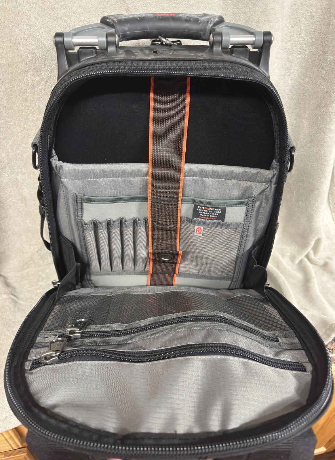VETO PRO PAC Tech Pac LT Laptop Backpack Tool Bag VPP10065 Excellent Condition