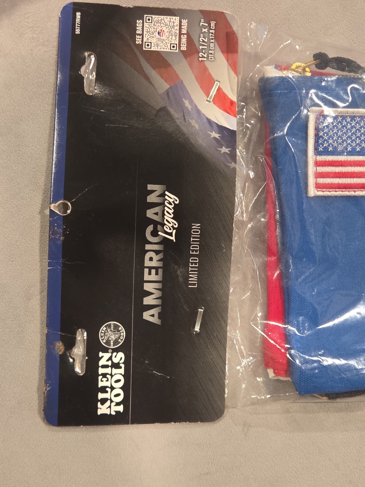 Klein Tools American Legacy Limited Edition Canvas Bags 55777RWB