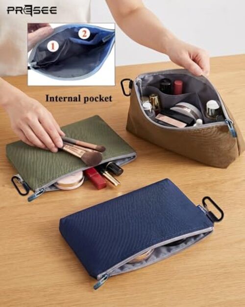 11″ Black Tool Pouch Zipper Organizer Bag with 1 Pack – Small – 11″