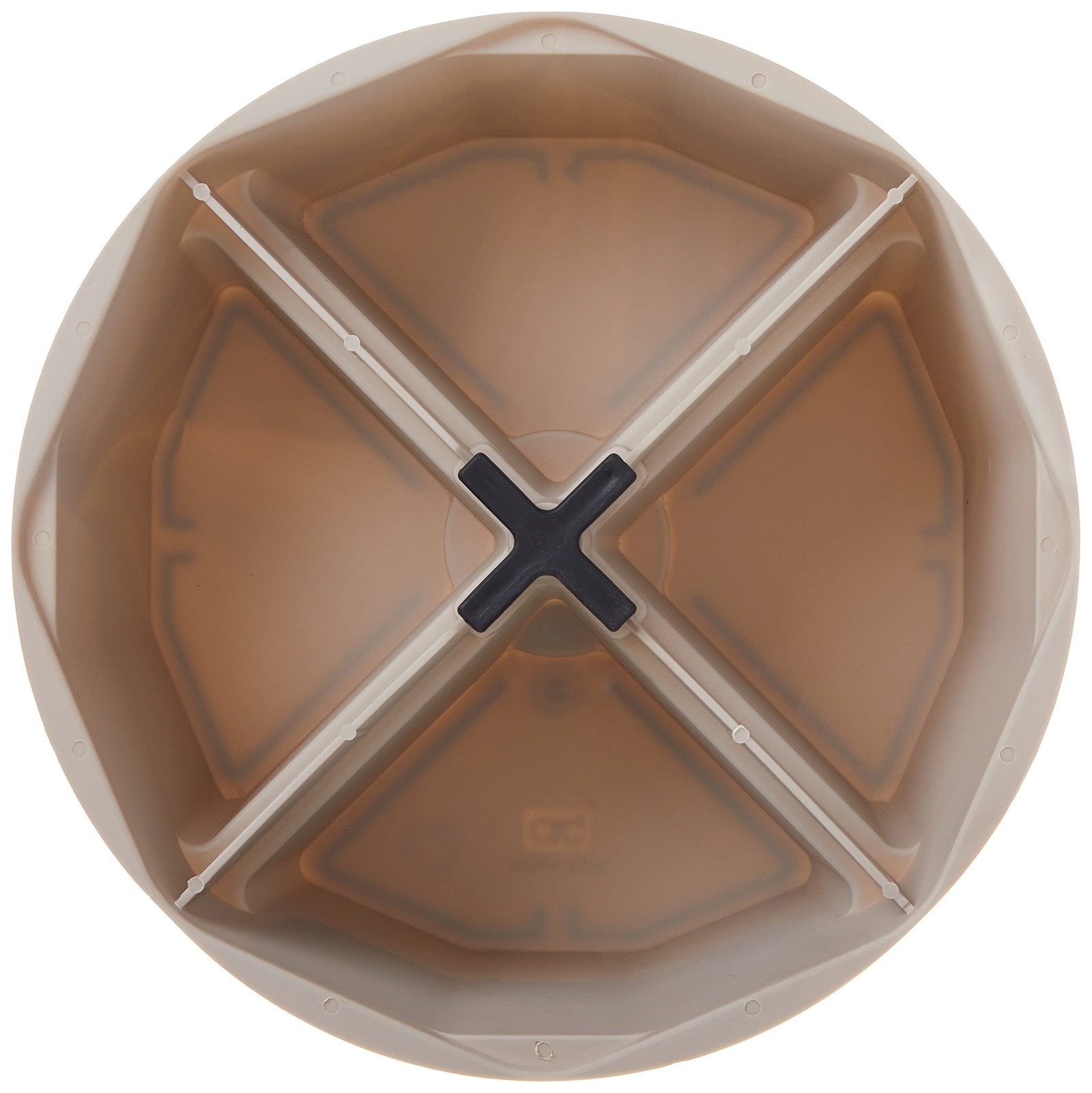 1154 4inch High Fullround Bucket Traycream White