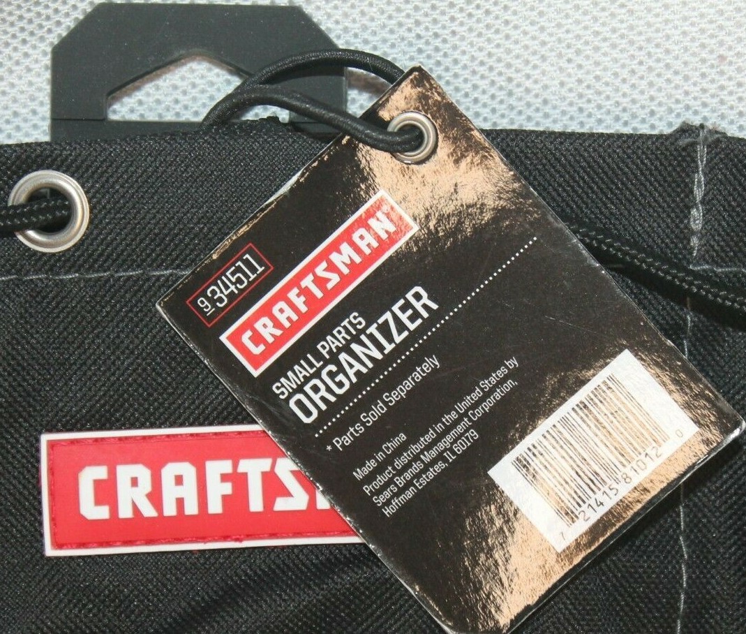 Craftsman 9-34511 Small Parts Organizer with Rip Cord Closure/6 Interior Pockets