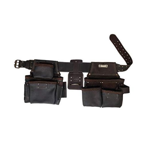 Four Piece Construction Rig , Leather Tool Belt & Pouches 4-Piece Framer’s Rig