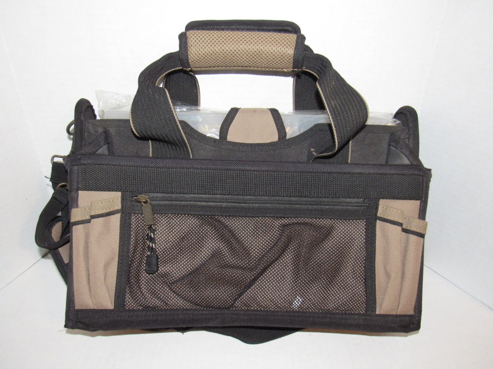 NEW CLC CustomLeatherCraft ToolWork 1529 16 In. Center Tray Tool Bag, 15 Pocket