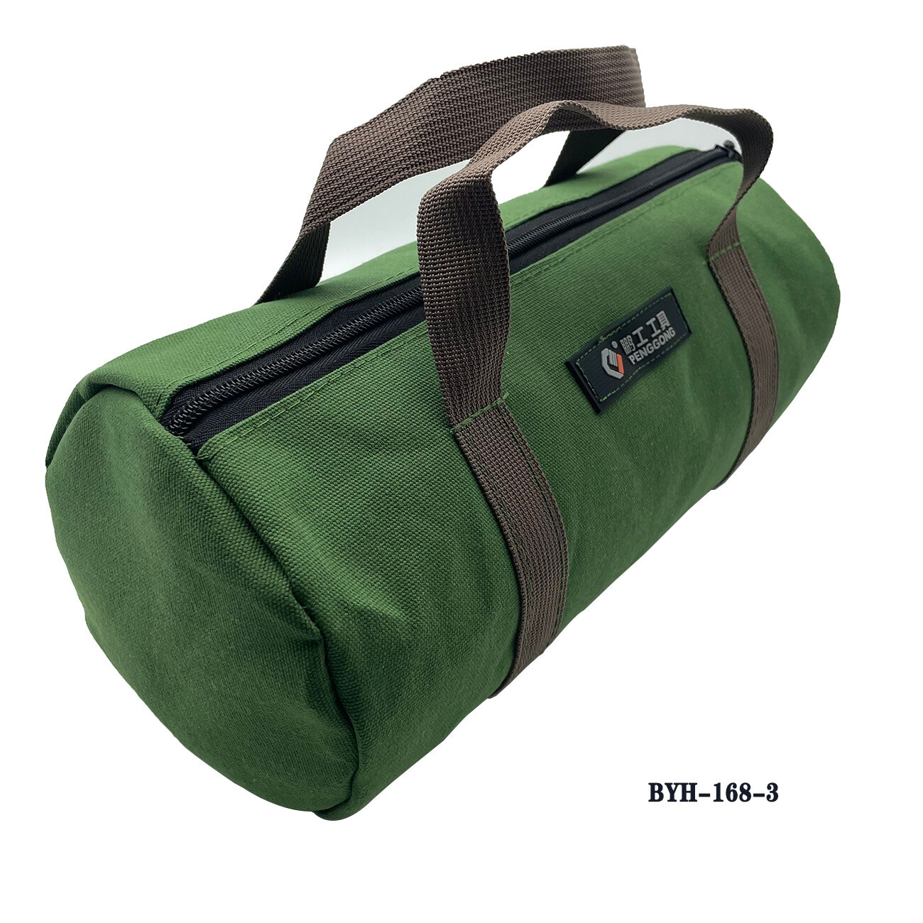 Heavy Duty Canvas Tool Bag with Metal Zipper Muti-Purpose Portable Waterproof