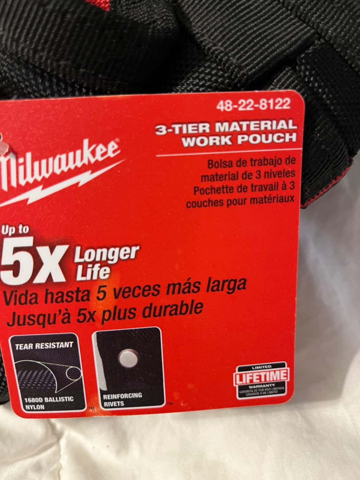 Milwaukee 3-Tier Material Pouch (New)