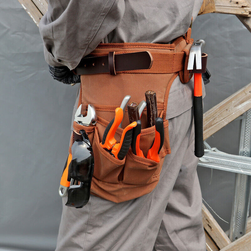 Work Framing Tool Belt Suspender Pouch Electrician Carpenter Vest Pocket