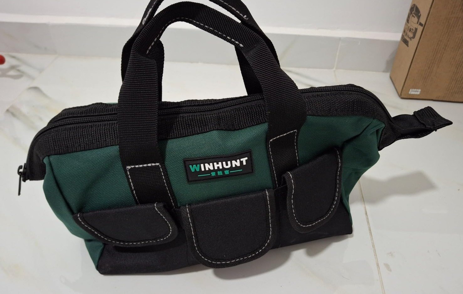Tool Bag, Green, 31 cm/12 Inches, Made of 1680D Polyester 12.2″L x 6.7″W x 8.7″H