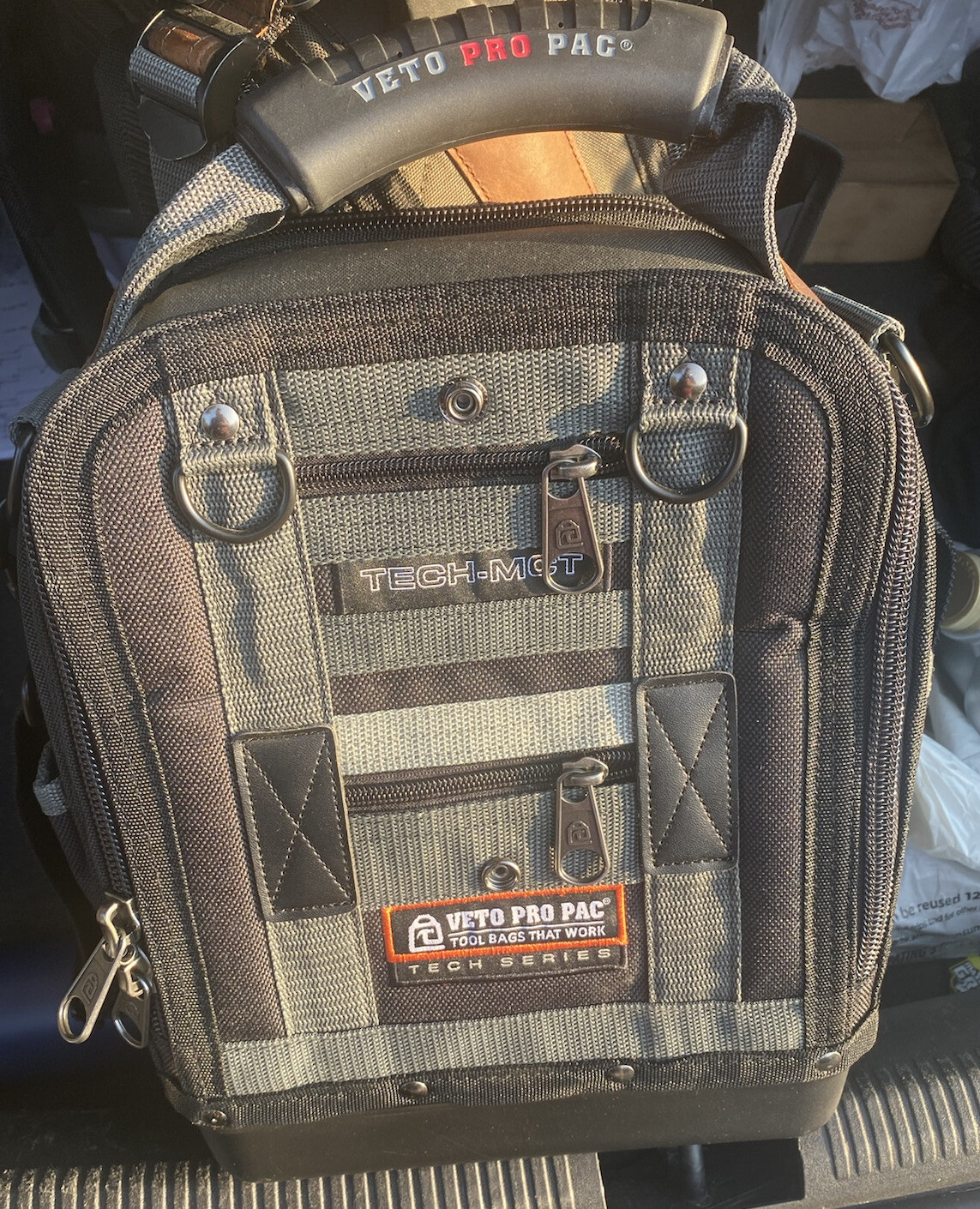 Veto Pro Pac Tech-MCT Compact/Tall Tool Bag – Black