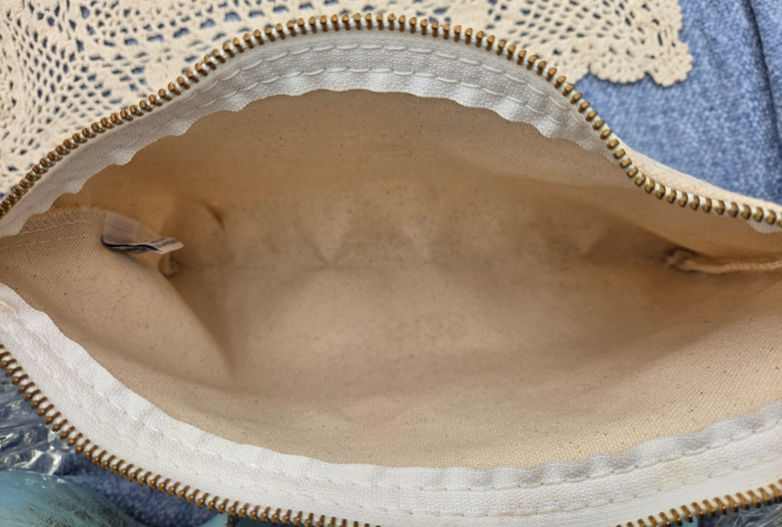 Klein Tools 5139 Canvas Zipper Tool Bag Pouch 12.5″ x 7″ Heavy Duty Brass