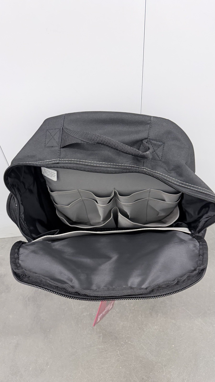 Husky 16 in. Tool Backpack Heavy Duty Rubber Bottom Storage Bag NEW