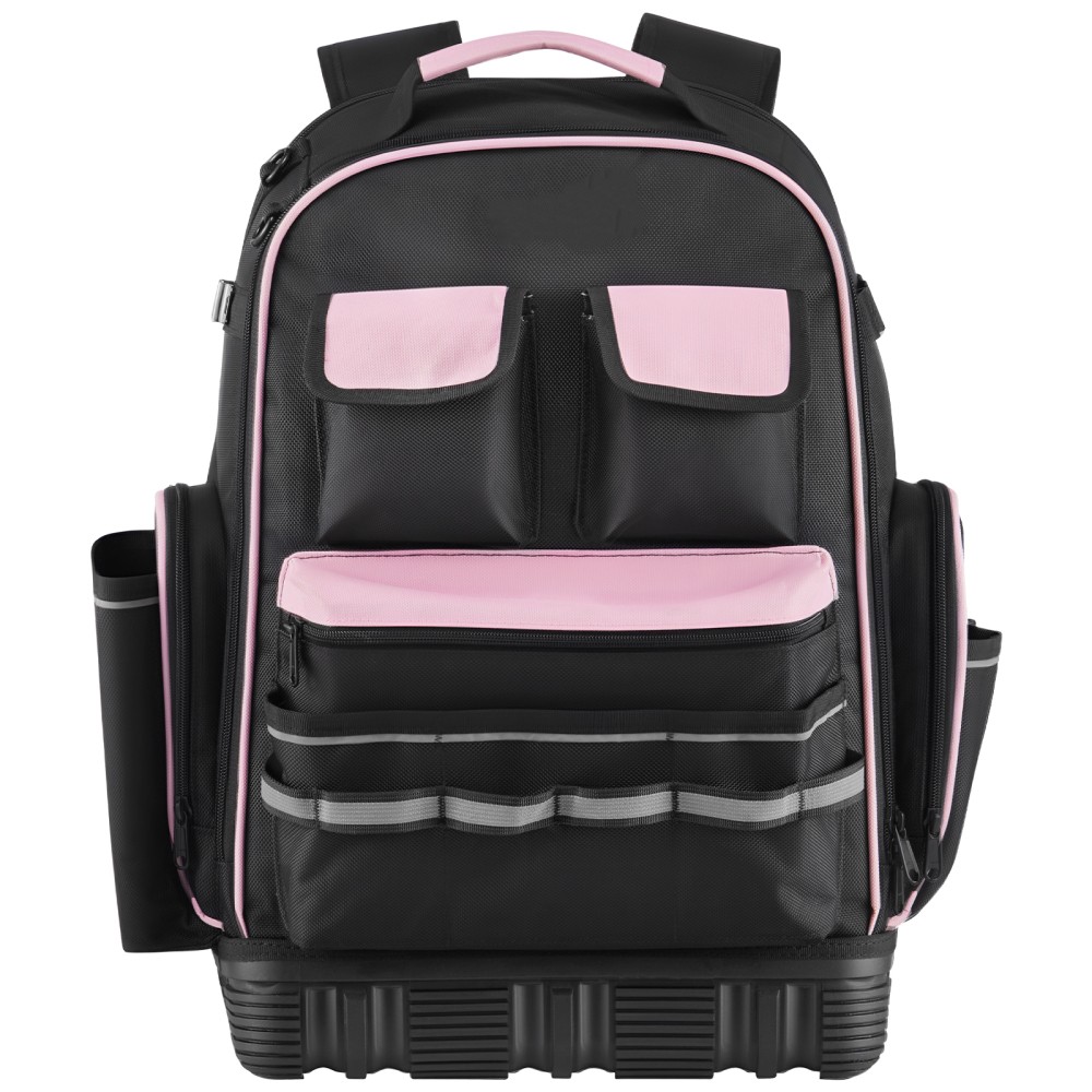 Tool Backpack 56 Pockets Tear-resistant Jobsite Backpack for Electrician
