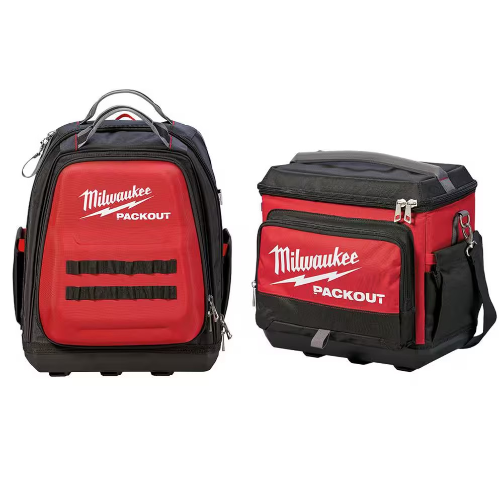 15 In. PACKOUT Tool Backpack with PACKOUT Cooler Bag