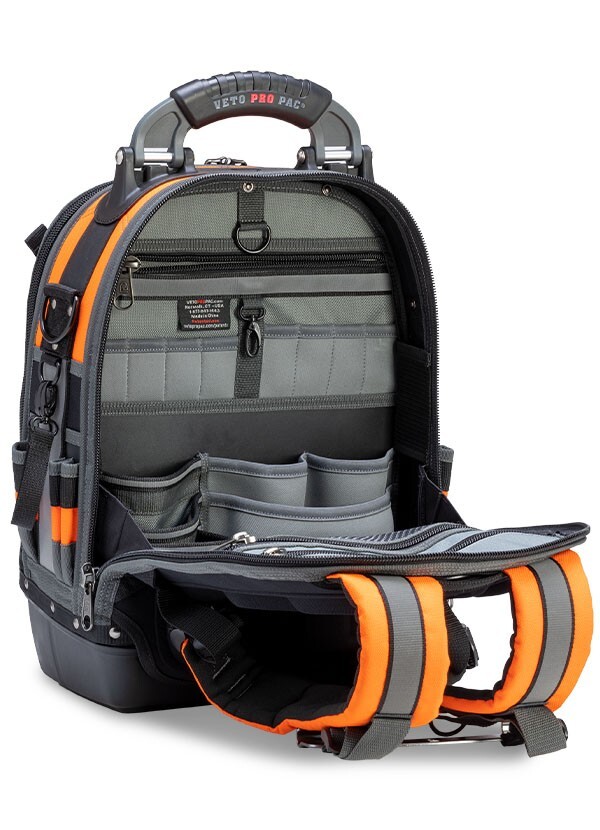 Veto Pro Pac TECH-PAC HI-VIZ ORAN Tool Backpack, VPP10064