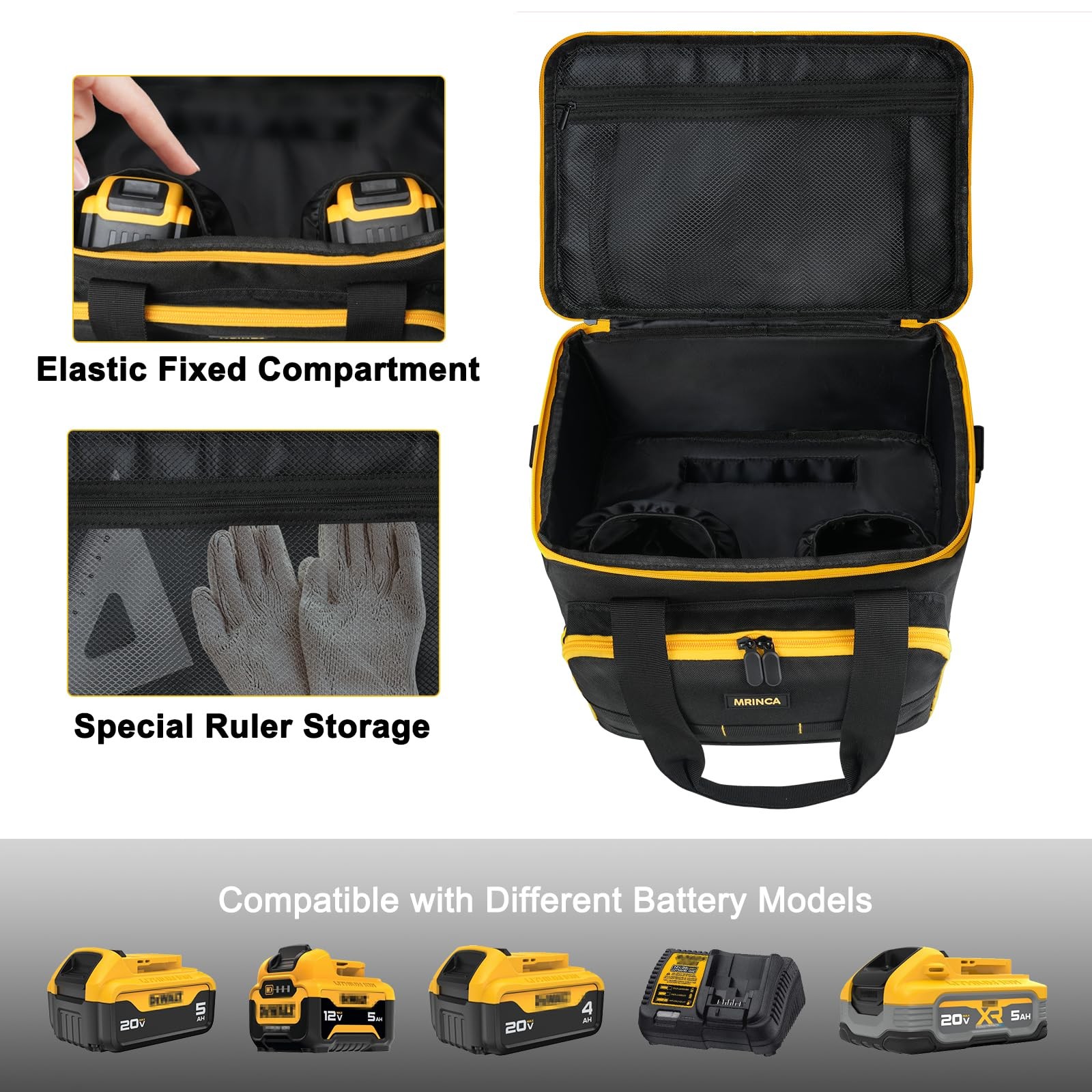 Tool Bag Compatible with DEWALT 20V MAX Circular Saw DCS391B/DCS565B, Milwauk…