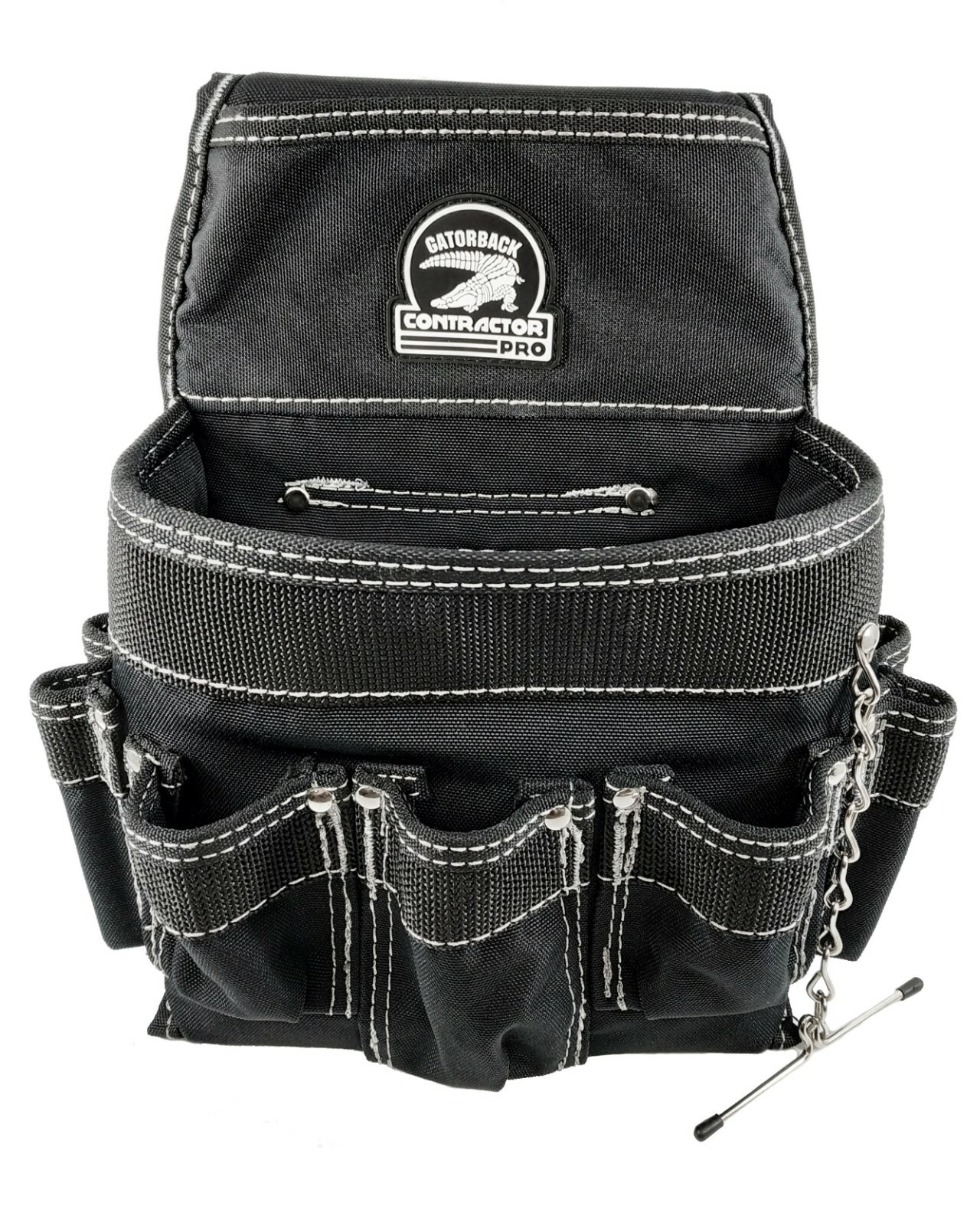 Gatorback Deluxe Electricians Package. Tool Belt+Suspenders+Gloves+Magnetic Clip