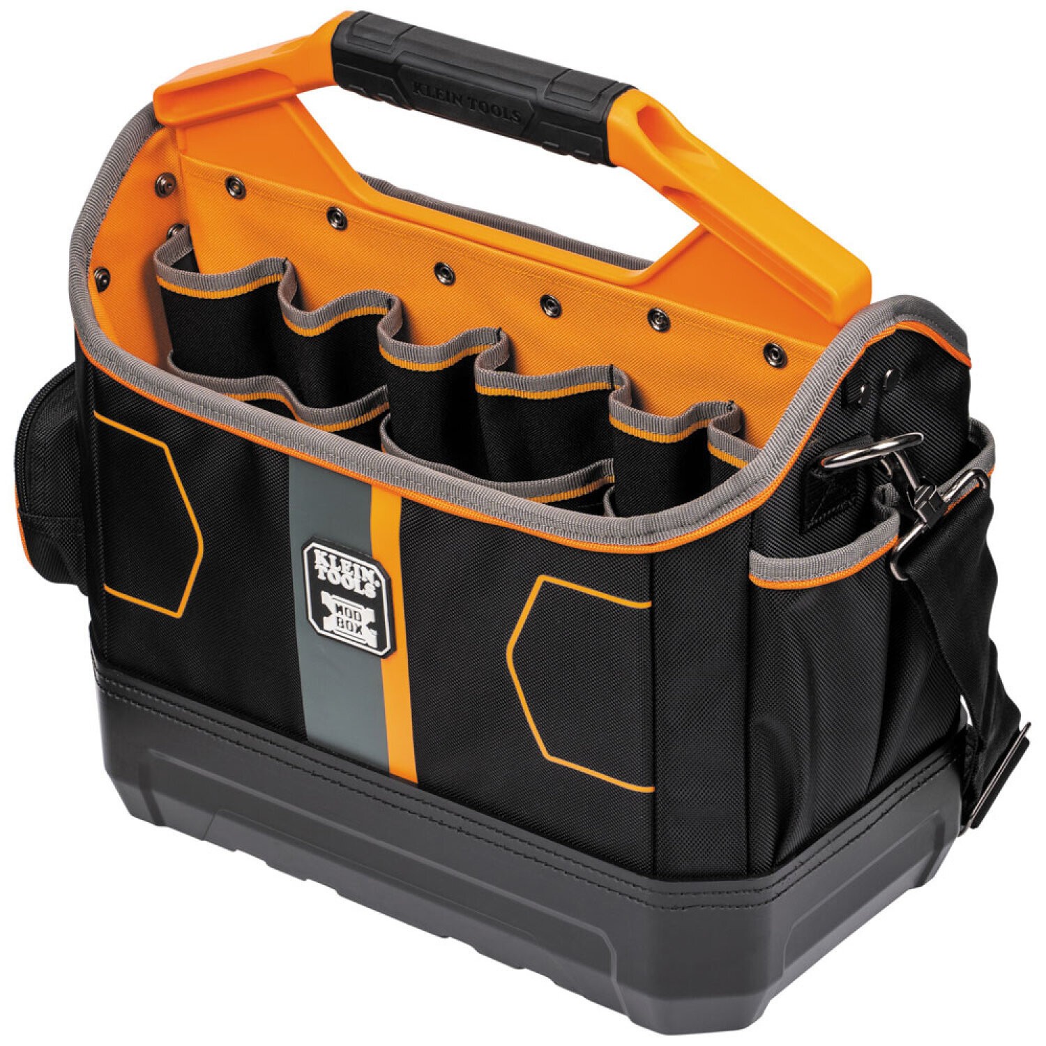 Klein Tools 62202MB Tool Bag Hard Molded Polypropylene Bottom 33 Pockets NEW US