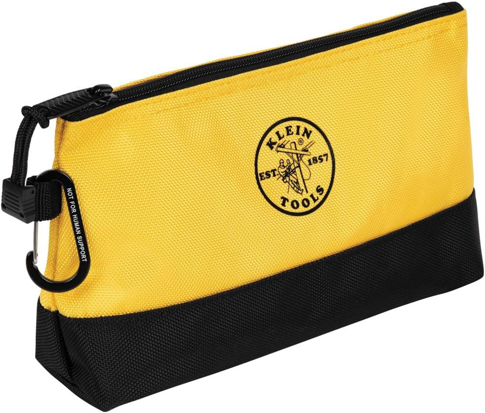 Klein Tools 80183 Zipper Tool Bag Set, (5) Stand-Up Water-Resistant 1680D Pouche