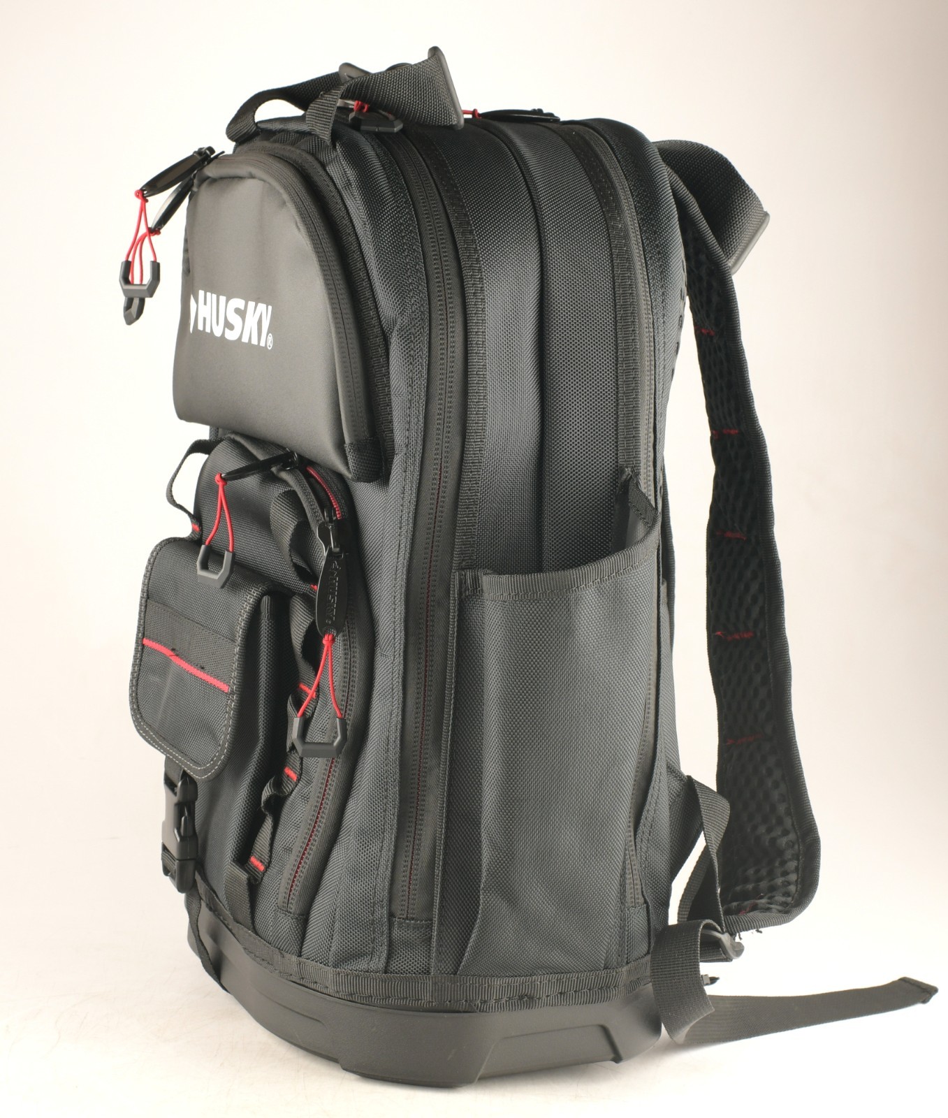 *Husky 16 in Pro Tool Backpack Waterproof Hard Base Storage