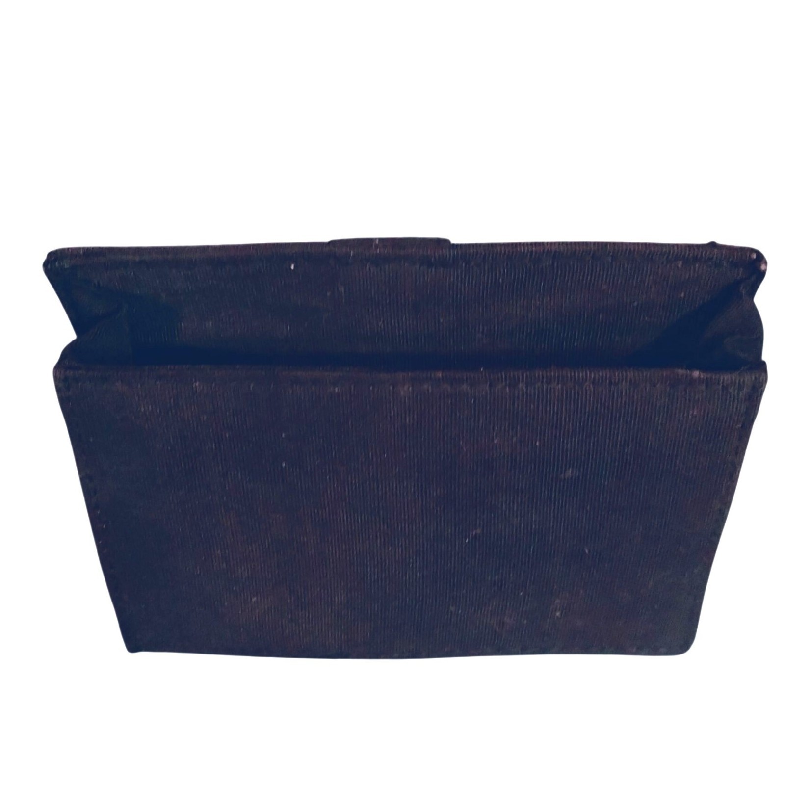 Black Fabric Case Belt Loop Rectangular Box Holder Small Equipment Carrier