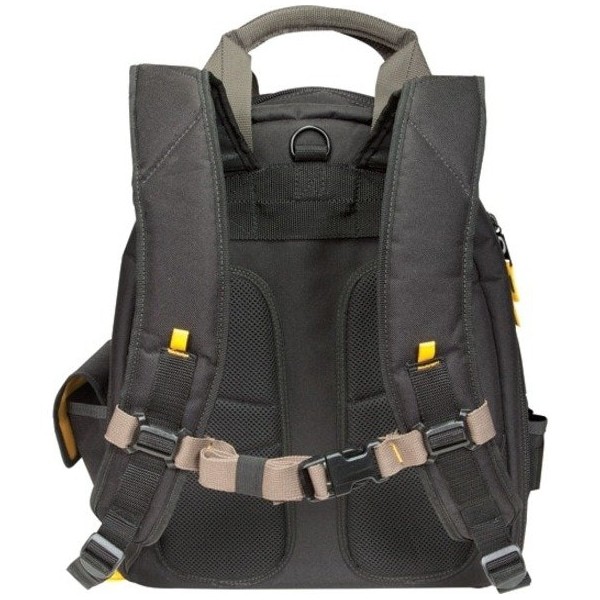 Clc Work Gear L255 Tool Backpack, Black, Polyester, 17 Pockets