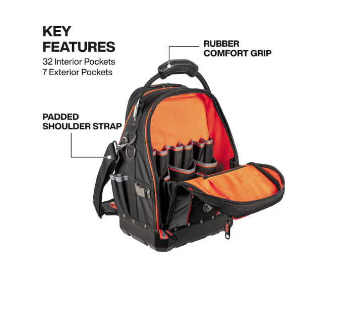 Klein Tools Tool Runner Tool Bag, 39 Pockets NEW FREE SHIPPING US