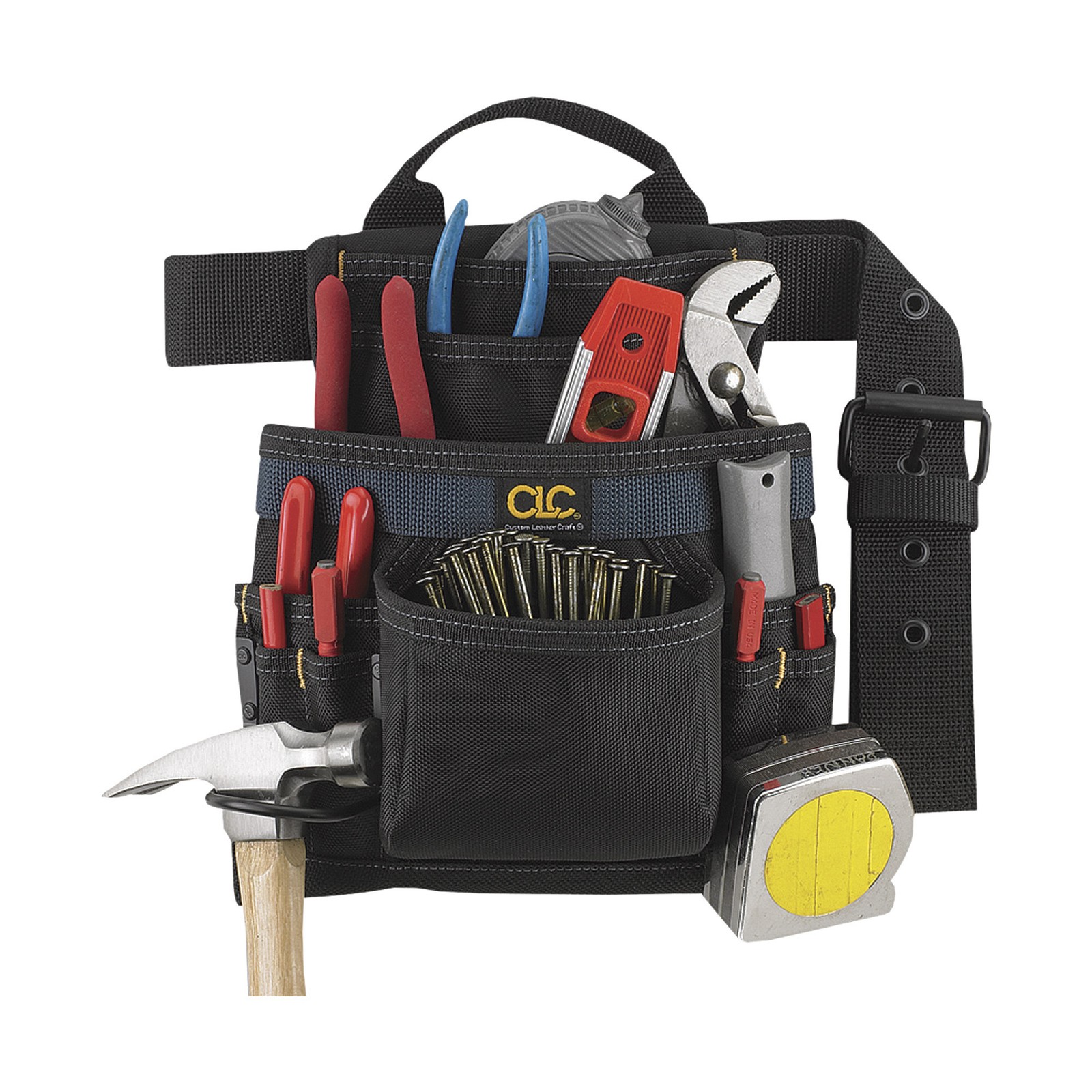 CLC Custom Leathercraft Ballistic Tool and Nail Bag, 13in.W x 3 1/4in.D x 13