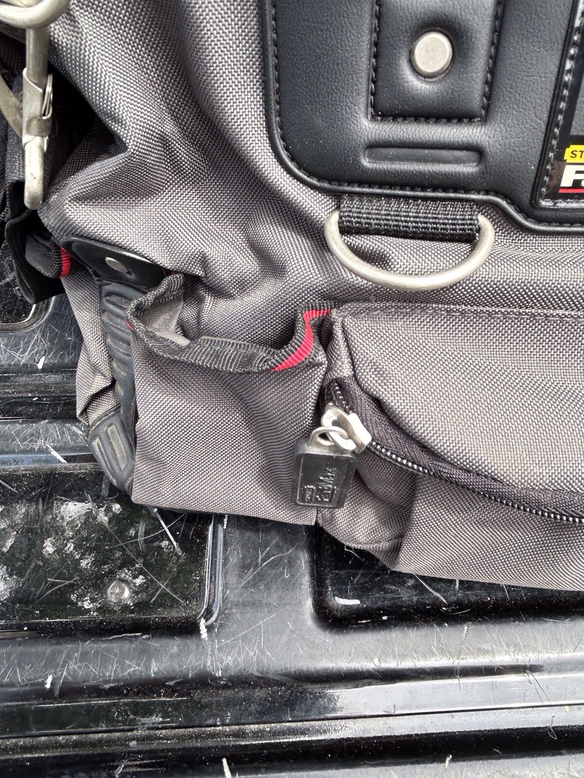 Stanley FatMax Technician Tool Bag Heavy Duty Hard Base Organizer