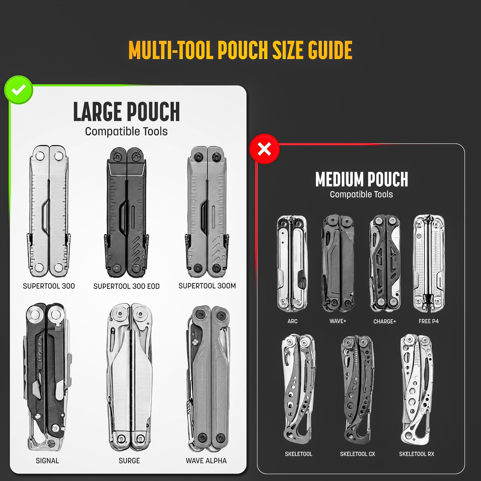 Nylon Sheath for MultiTools with 21 Flat End Screwdriver Bits and Holder Cas…