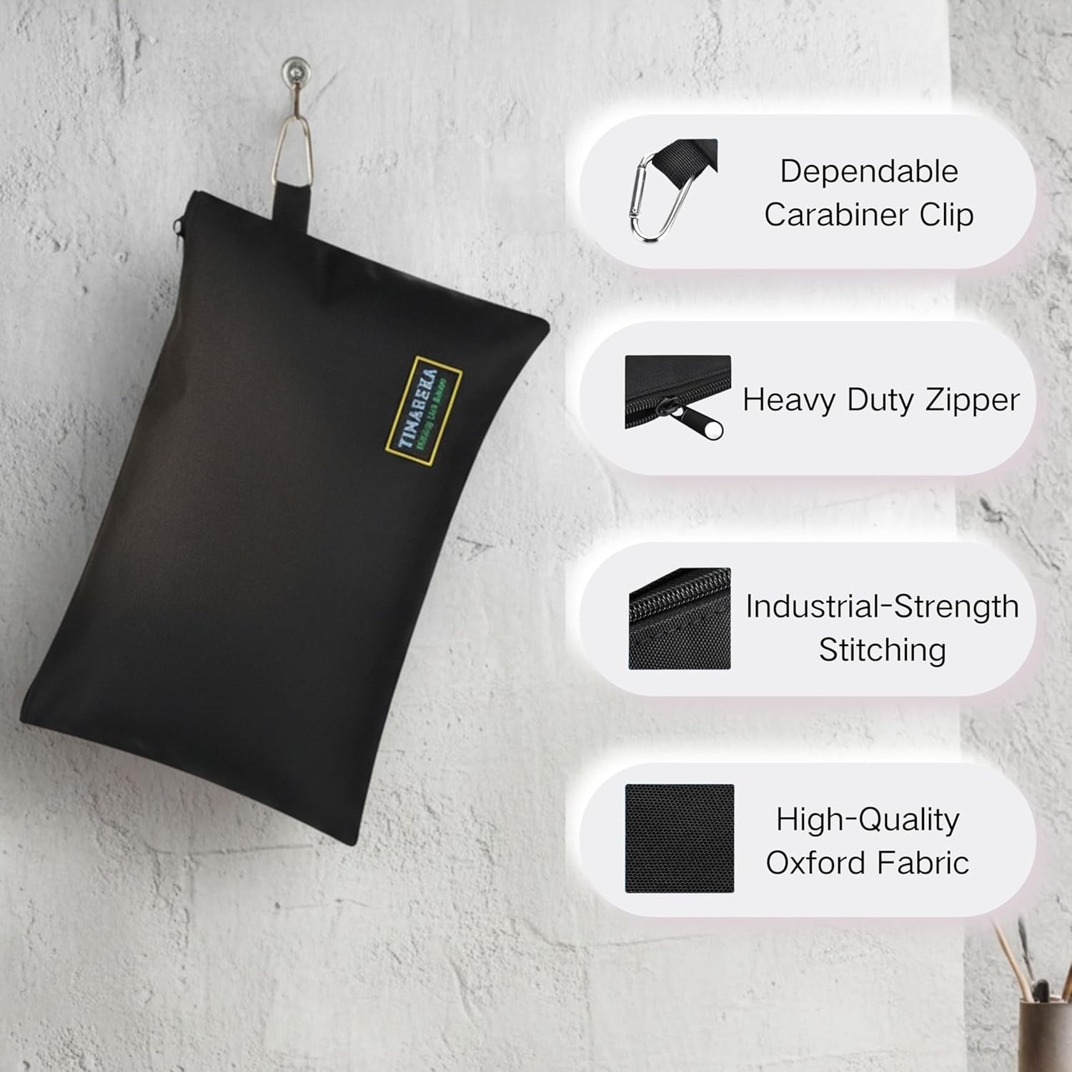 Durable Canvas Tool Organizer Pouch – Compact 11.8 x 7.9 Inch for Professionals