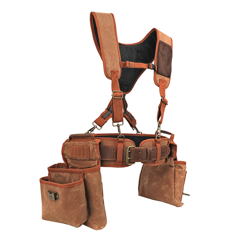 TOURBON Electrician/Carpenter/Framer/Builder Tools Bag Suspender Rig Beltbag USA