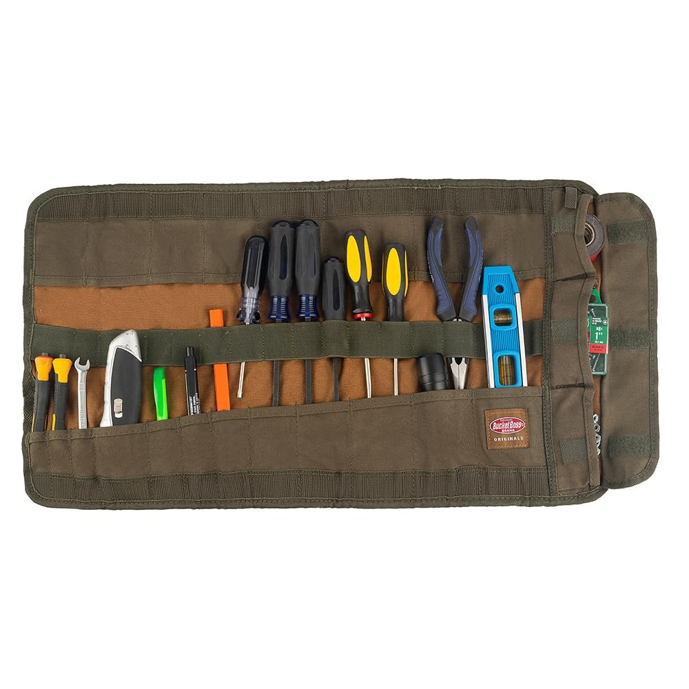 Bucket Boss – Tool Roll, Bags – Original Series (70004) One Size, Brown