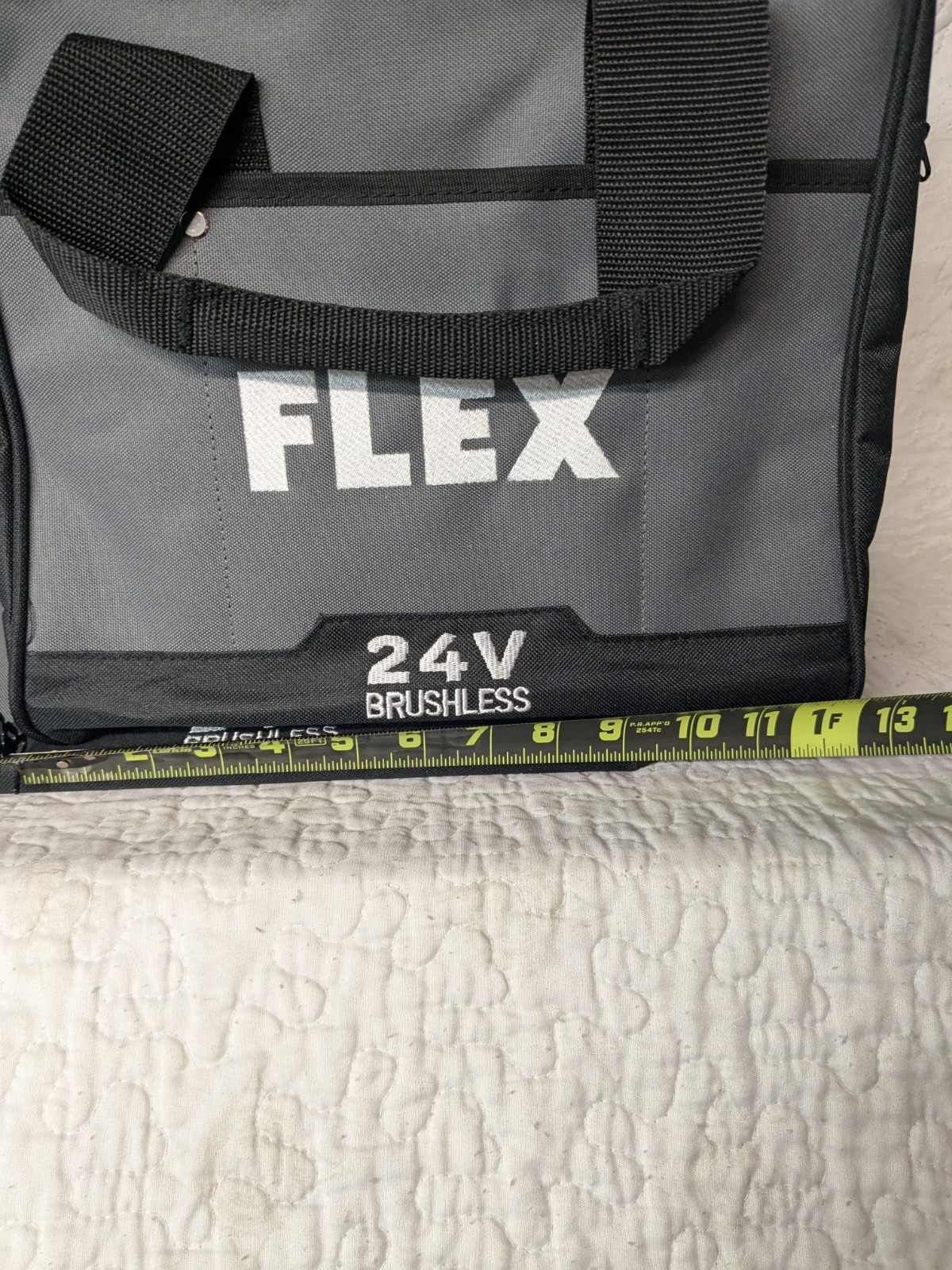 (2) FLEX 24V Brushless Tool Bags 12”X 9” X 9” Medium Bags Only (New From Kit)