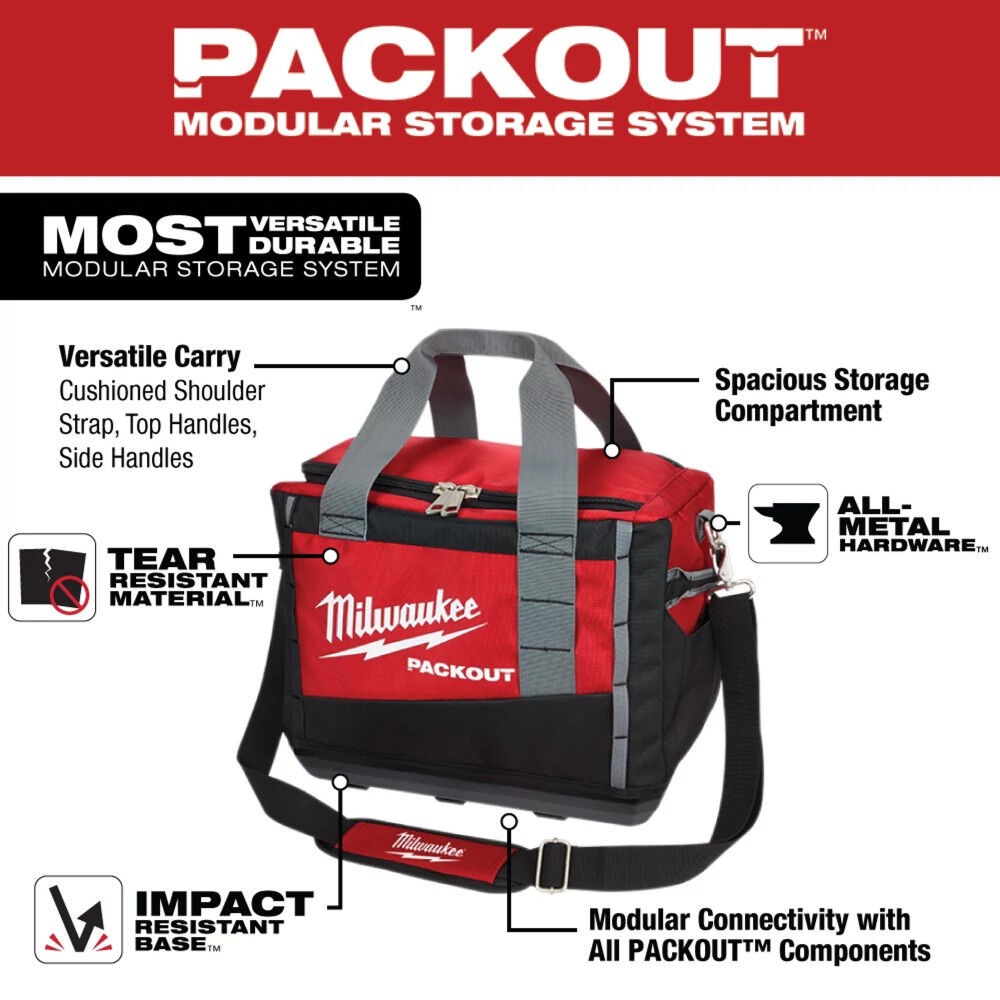 Milwaukee 15 In. Packout Tool Bag