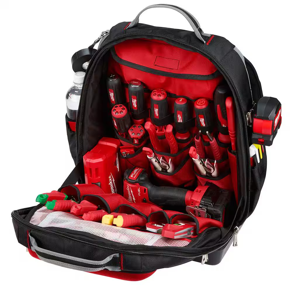 15 In. Ultimate Jobsite Backpack with 9-Pocket Utility Pouch