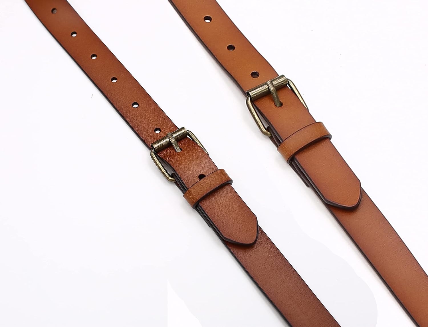 Mens Suspenders X Back Design XL:44.9"-50.8"(114-129CM), Brown