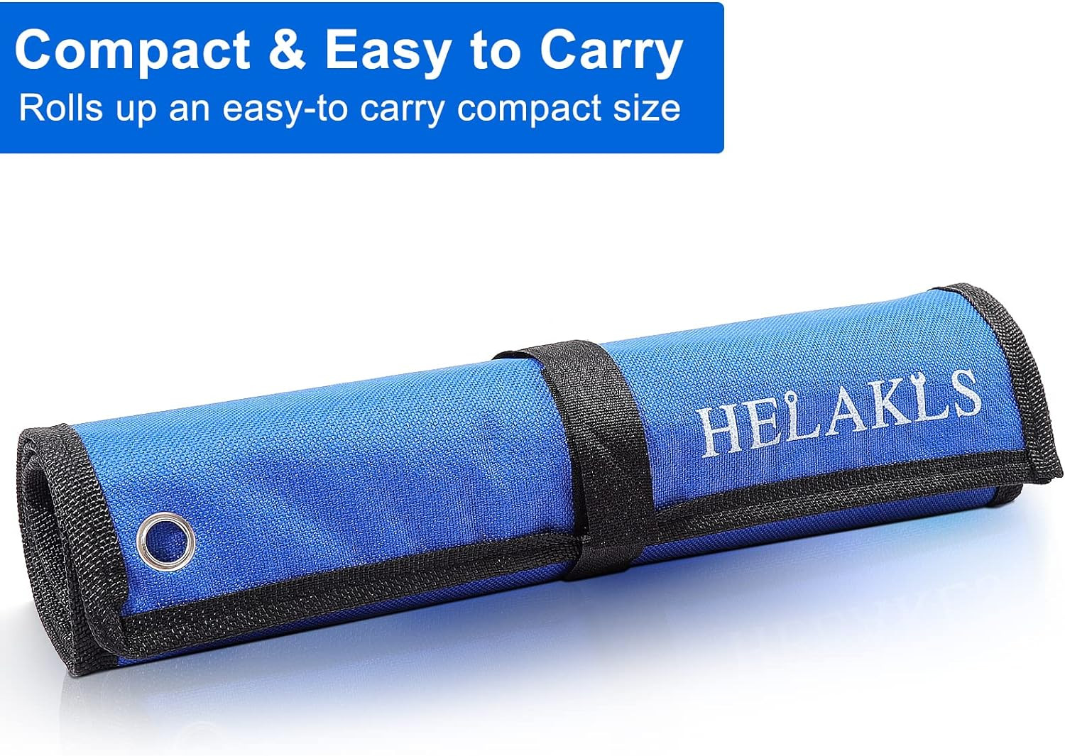 10 Pockets Metric Wrench Tool Roll up Pouch Utility Heavy Duty Canvas Tool Organ