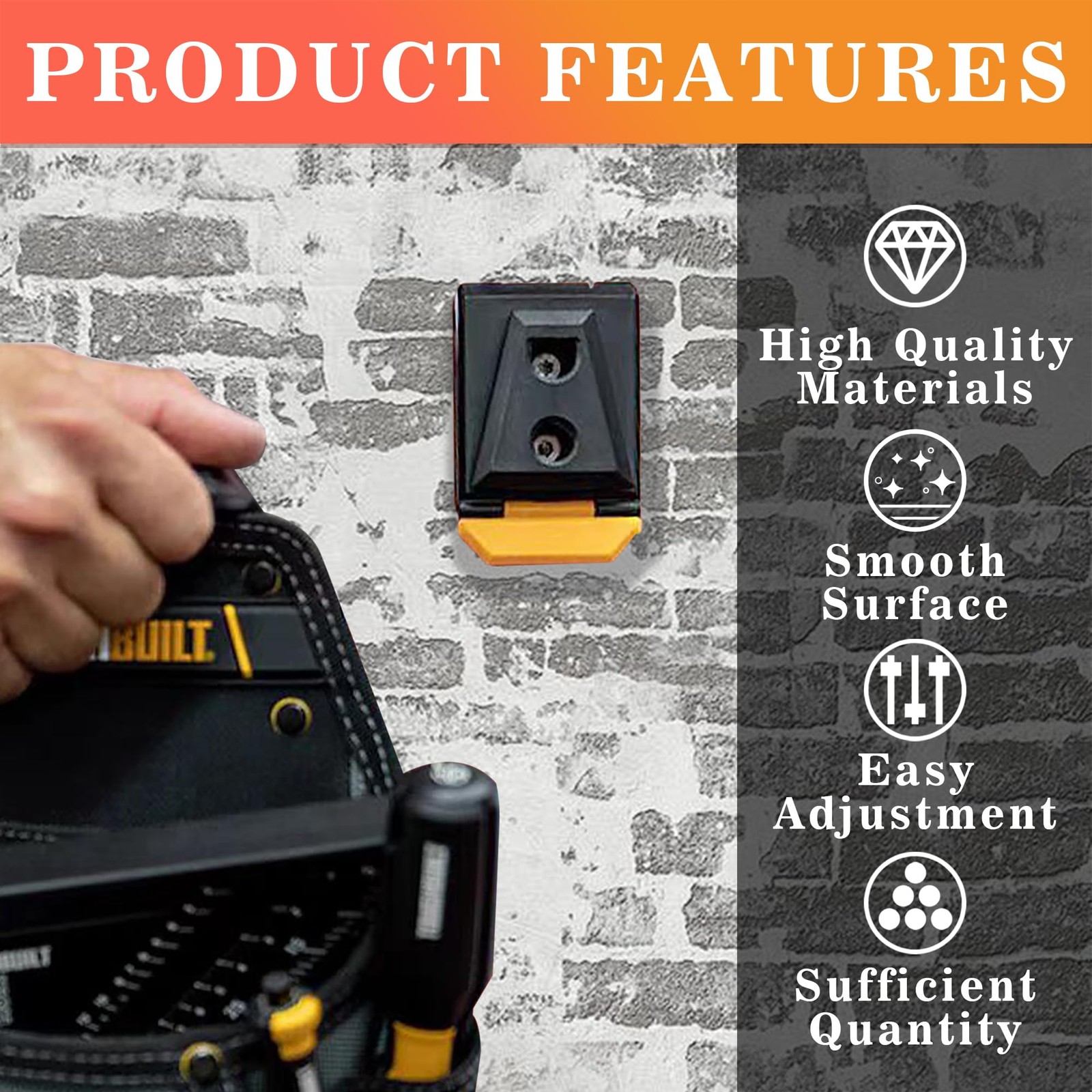 2 Pcs Tool Belt Clip for ToughBuilt Tool Belt & Pouches | Compatible with TOU…