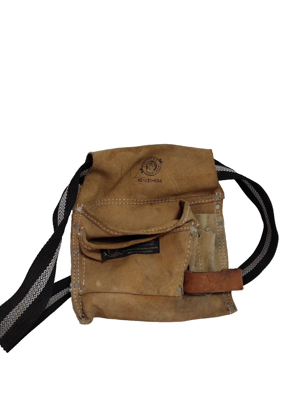 Roaster Product Suede Leather Carper Pouch Belt R-222-604