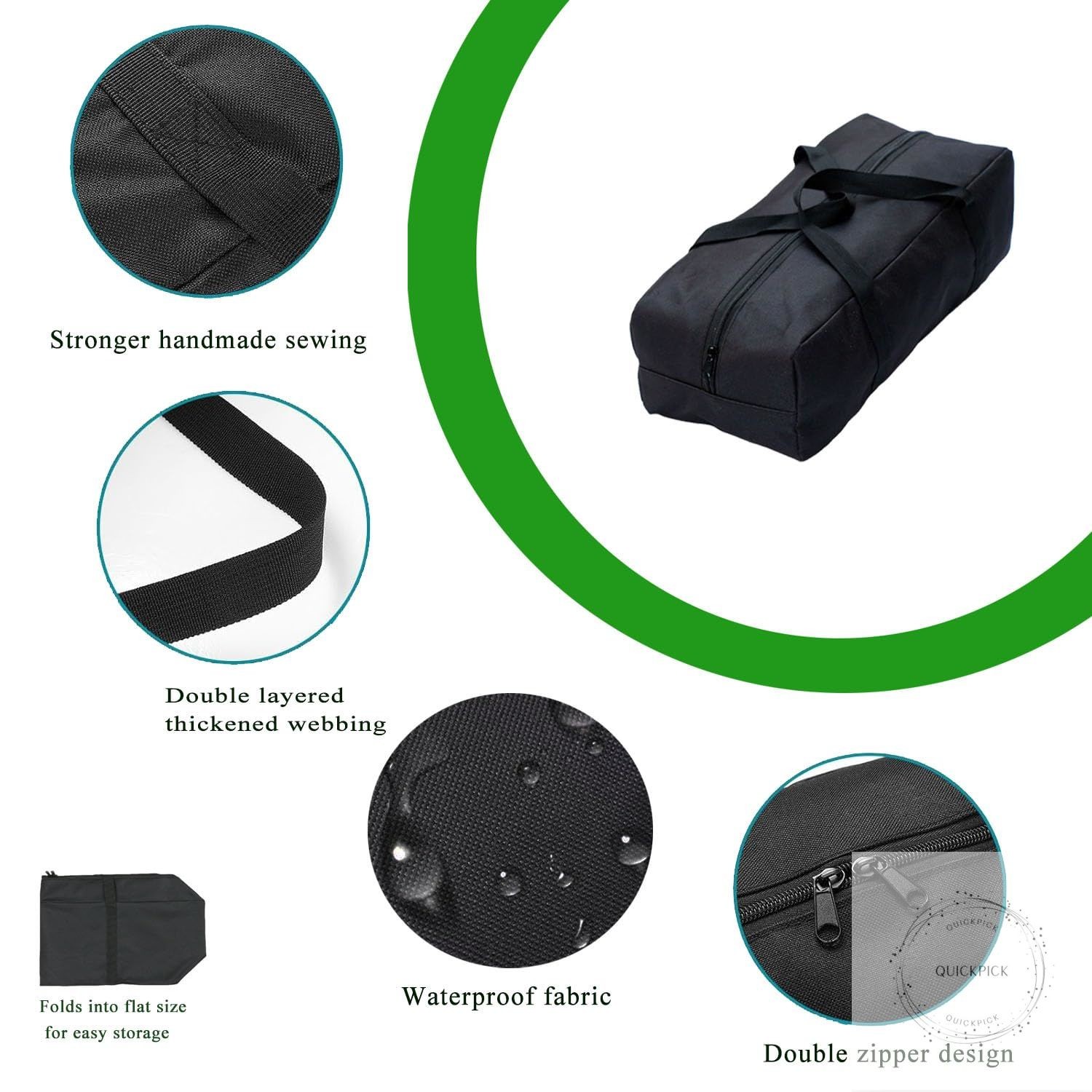 Heavy Duty Tactical Tool Bag – Extra Large Military Duffle for Mechanics Camping