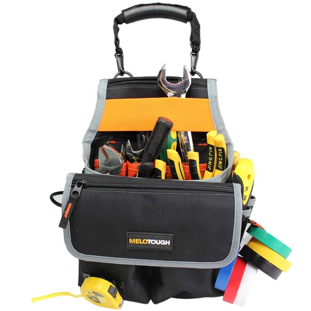 Heavy Duty Tradesman Pro Tool Pouch with Various Sized Pockets and Electrical…