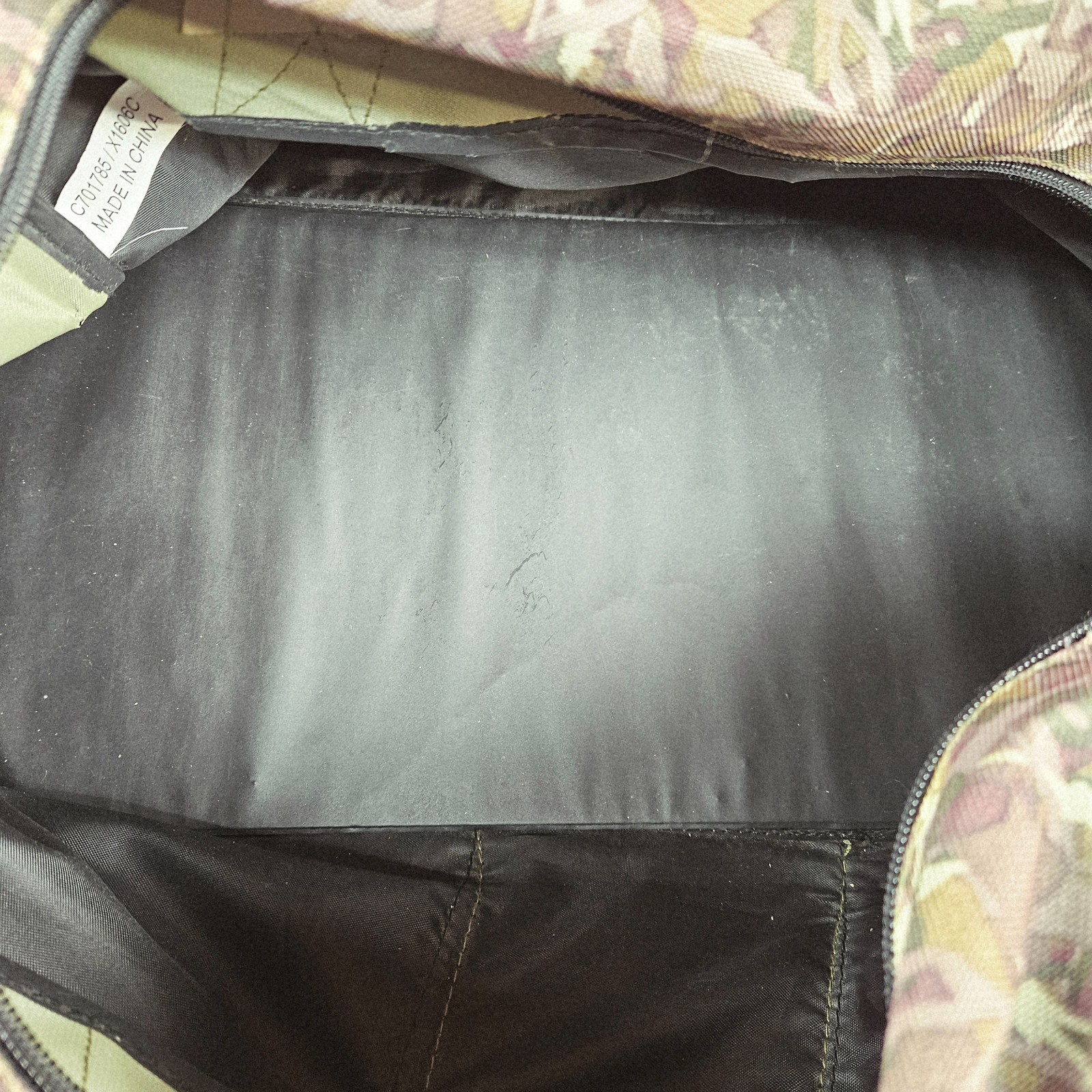 Vintage Snap-on tool Tool Camouflage Tool Bag w/Handles Zipper Closure Range Bag