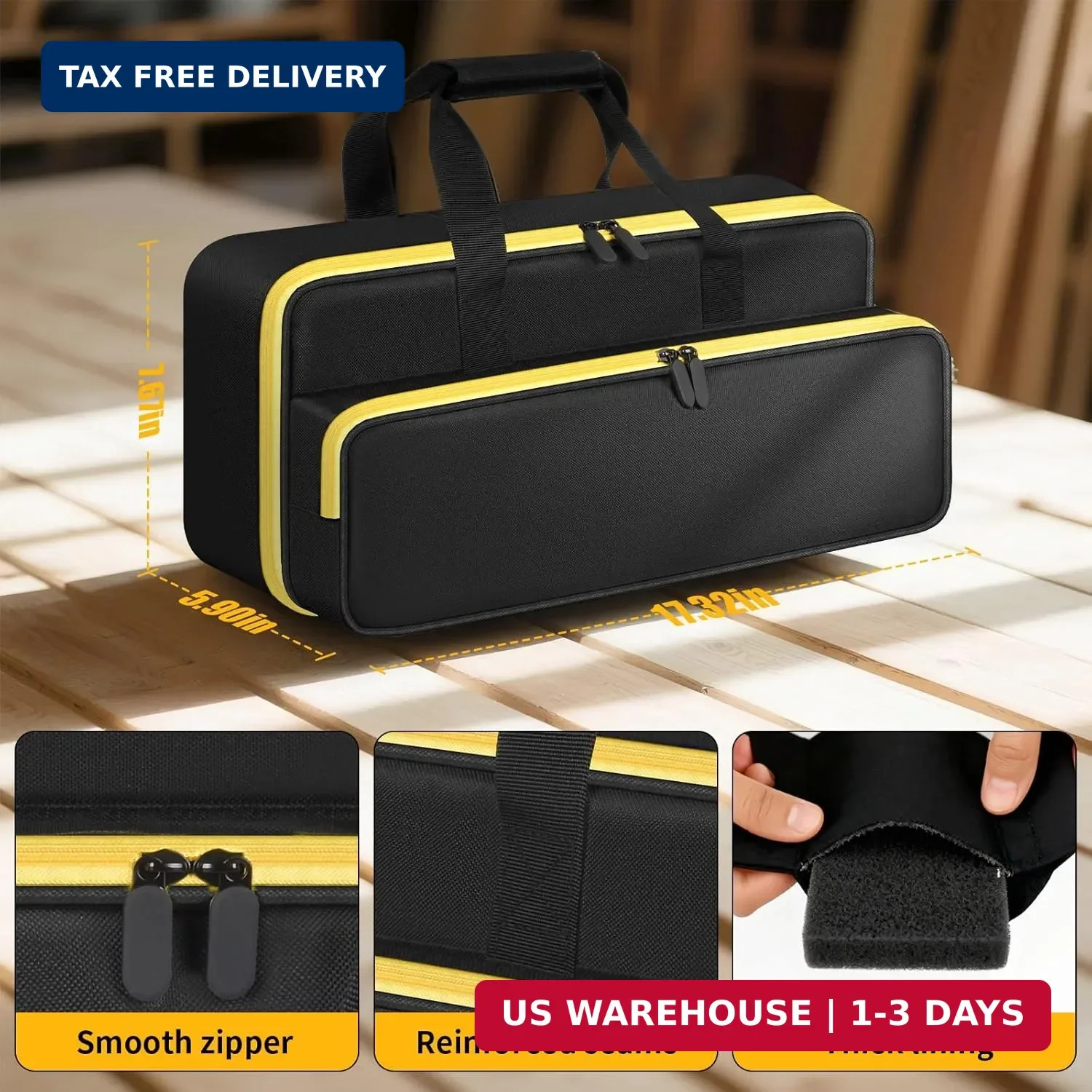 Tool Bag for DEWALT DCS380B 20V MAX Reciprocating Saw, for Makita JR184DZ / JR18