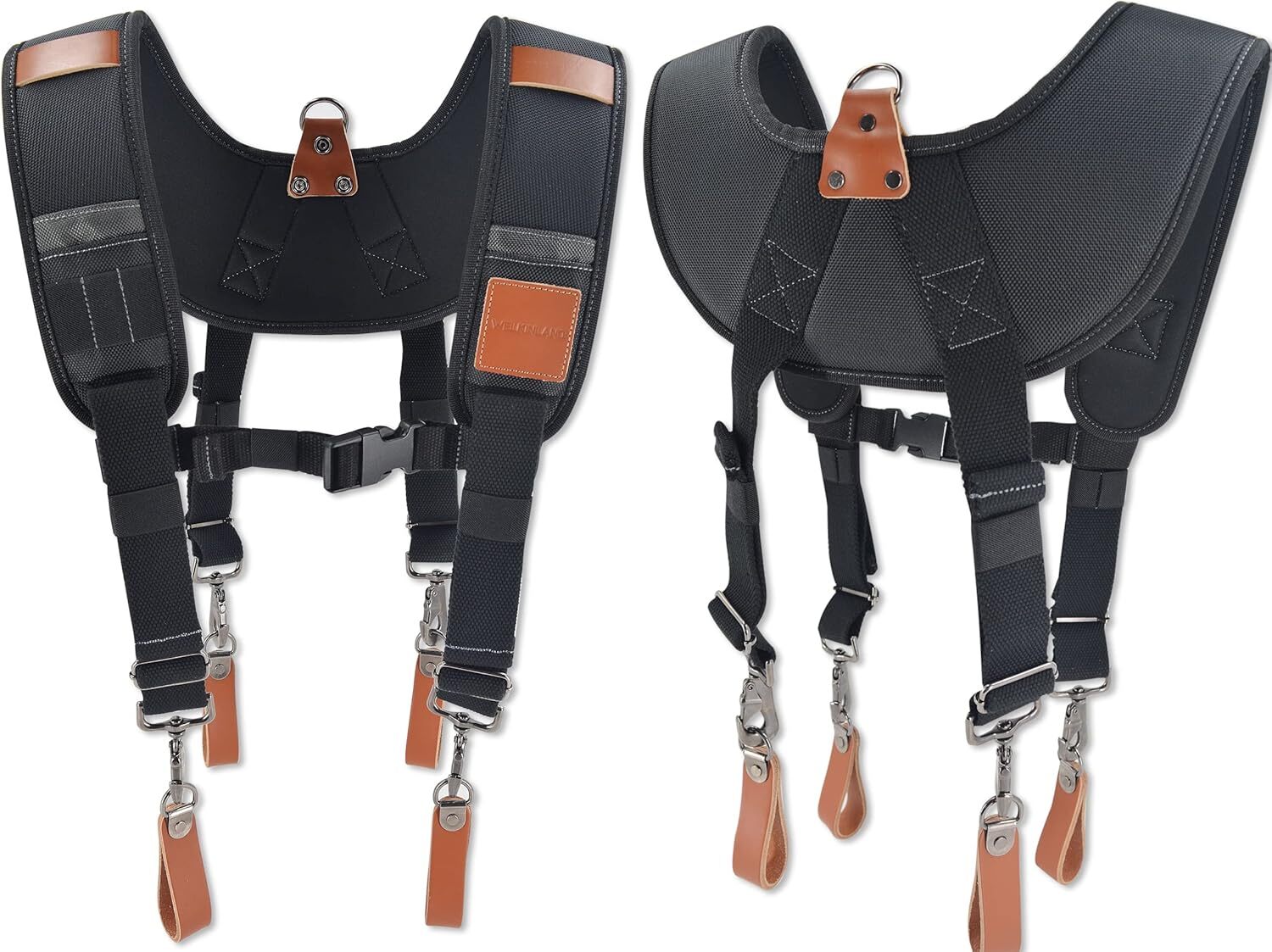 WELKINLAND Heavy Duty Leather Tool Belt Sling, Leather Tool Pouch Sling