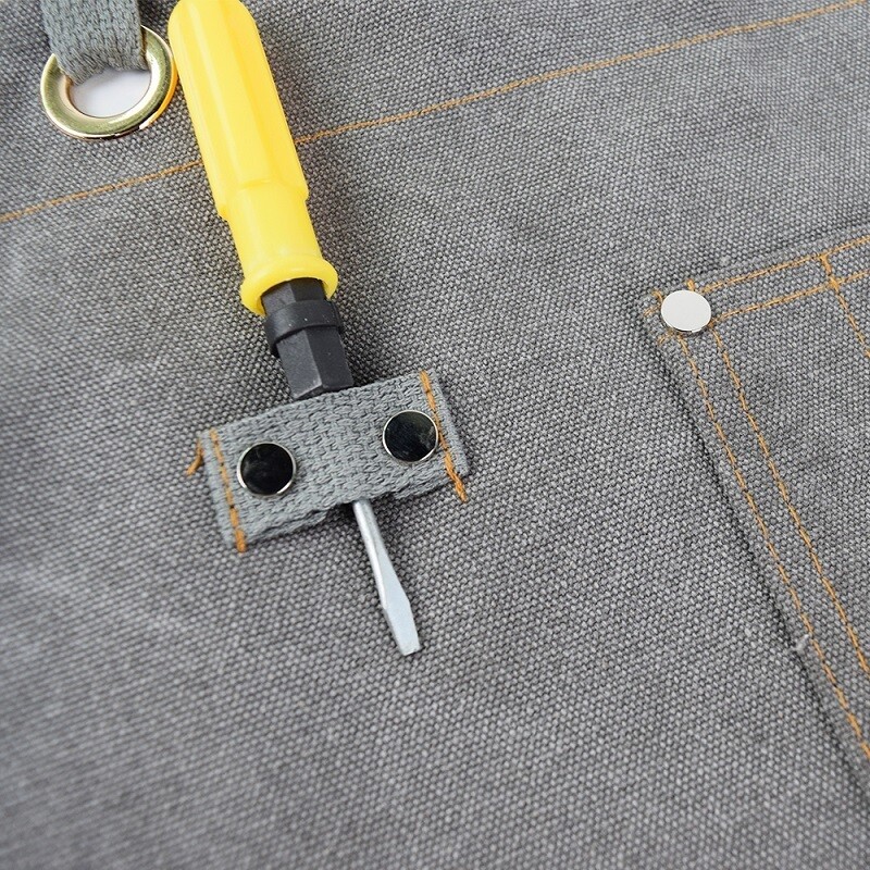 Denim Canvas Apron Adjustable Strap Work Apron For Wood Craft Man Artisan Garden